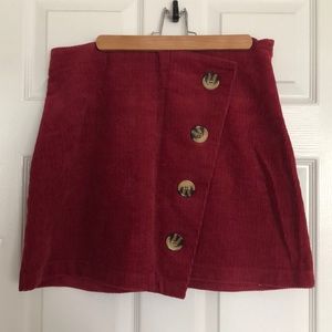 Francesca’s Corduroy Mini Skirt